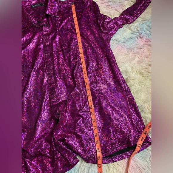 Pink sparkly jacket/button top - Picture 7 of 7